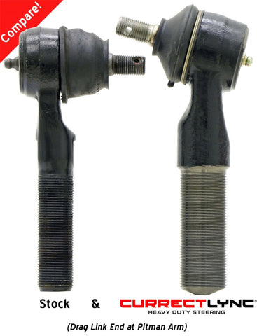 RockJock TJ/LJ/XJ/MJ Currectlync Steering System Bolt-On w/ 1 1/4in Dia. Tie Rod/Forged Drag Link - CE-9701