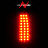 ANZO 04-10 Chevy Colorado LED Taillights G2 - Black - 311385