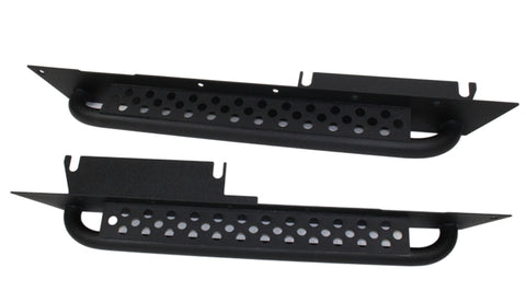 Fishbone Offroad 97-06 Jeep Wrangler TJ Steel Rock Slider - Black Textured Powdercoat - FB23028