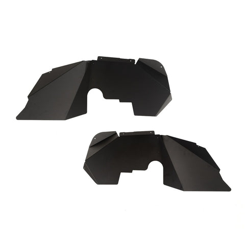 Rugged Ridge Aluminum Fender Liners Front Black 07-18 Jeep Wrangler JK/JKU - 11615.07