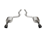 Corsa 2024+ Ford Mustang GT Sport Axle-Back Dual Rear Exit with 4.5in Black PVD Pro-Series Tips - 21252BLK