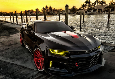 Oracle 16-18 Chevrolet Camaro Backlit Fog Light DRL Upgrade Kit - ColorSHIFT - 1293-333