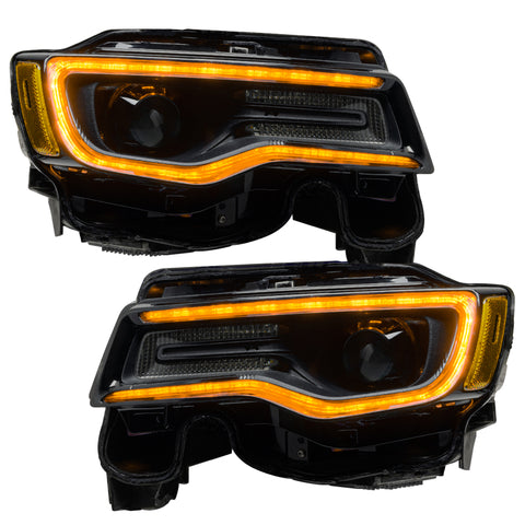 Oracle 1421 Jeep Grand Cherokee Dynamic Headlight DRL Upgrade Kit ColorSHIFT Dynamic - 1284-332