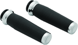 Kuryakyn Thresher Grips 18-Up Indian Models Chrome - 5960