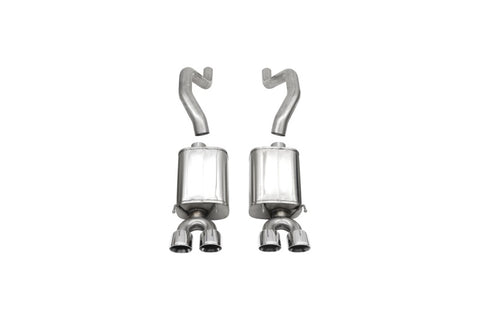Corsa 2006-2013 Chevrolet Corvette C6 Z06 7.0L V8 Polished Sport Axle-Back Exhaust - 14164