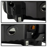 xTune Ford F250/350/450 Super Duty 05-07 Crystal Headlights Black Smoked HD-JH-FS05-AM-BSM - 9030444