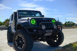Oracle Jeep Wrangler 07-17 Halo Kit - ColorSHIFT w/ 2.0 Controller - 2665-333