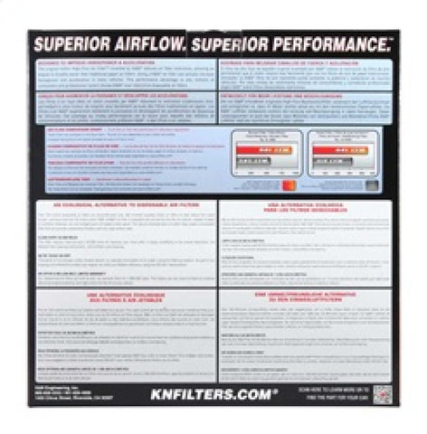 K&N 08-11 BMW M3 4.0L V8 Drop In Air Filter - E-2994