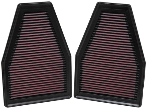K&N Replacement Air Filter 12-13 Porsche 911 3.4L / 12 911 3.8L / 13 911 3.6L / 13 911 Carrera 3.8L - 33-2484
