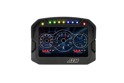 AEM CD-5G Carbon Digital Dash Display w/ Interal 10Hz GPS & Antenna - 30-5602