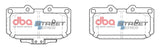 DBA 06-07 Subaru Impreza WRX Front Street Series Brake Pads - DB1170SS
