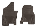 WeatherTech 2019+ Dodge Ram Truck 1500 Front Rubber Mats - Cocoa - W506CO
