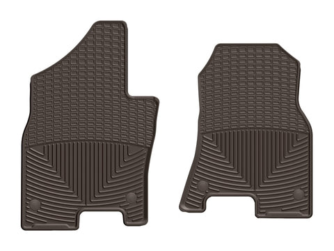 WeatherTech 2019+ Dodge Ram Truck 1500 Front Rubber Mats - Cocoa - W506CO