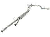 aFe MACHForce XP 2-1/2in to 3in 409 SS Cat-Back Exhaust w/ Polished Tips 10-17 Toyota Tundra V8 5.7L - 49-46014-P