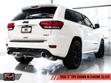 AWE Tuning 2020 Jeep Grand Cherokee SRT Track Edition Exhaust - Chrome Silver Tips - 3020-32061