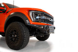 Addictive Desert Designs 2021+ Ford Raptor Bomber Front Bumper w/ 4 Rigid 360 6in Light Mounts - F210014110103