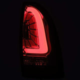 AlphaRex 05-15 Toyota Tacoma PRO-Series LED Tail Lights Jet Black - 680030