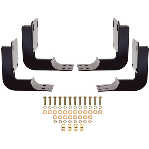 Westin 99-16 Ford F-250/350/450/550HD Reg/Supr Cab/Crew Premier Oval Nerf Step Bar Mount Kit - Blk - 22-1035