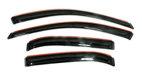AVS 07-10 Chrysler Aspen Ventvisor In-Channel Front & Rear Window Deflectors 4pc - Smoke - 194344