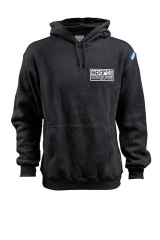 Sparco Sweatshirt Hooded Heritage Blk Sm - SP03200NR1S
