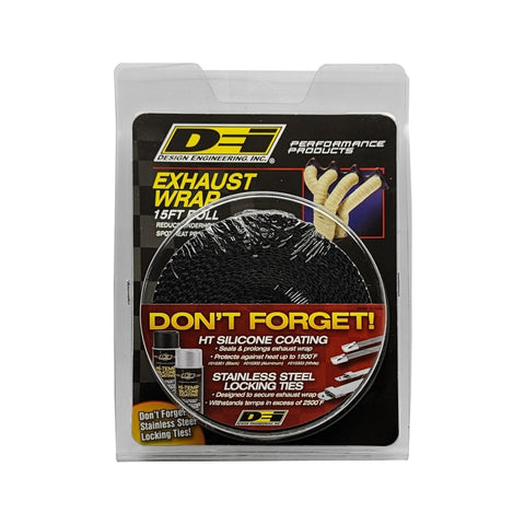 DEI Exhaust Wrap 2in x 15ft - Black - 10121