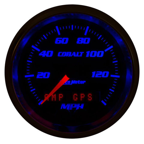 Autometer Cobalt 3-3/8in 0-140MPH In-Dash Electronic GPS Programmable Speedometer - 6280