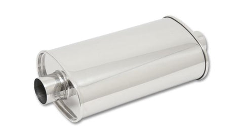 Vibrant StreetPower Oval Muff 5in x 9in x 15in long body 4in inlet I.D. x 4in outlet Center-Center - 1137