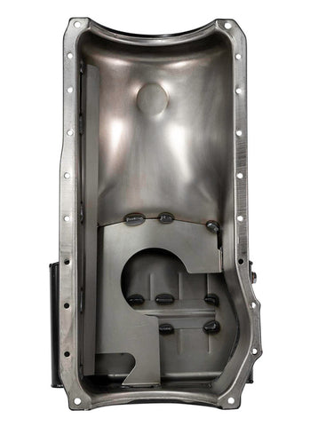 Moroso Ford 351C/351M (w/Front Sump) Kicked Out Wet Sump 7qt 8in Steel Oil Pan - 20558