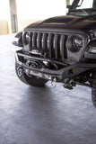DV8 Offroad 07-18 Jeep Wrangler JK / 18-23 Wrangler JL / 20-23 Gladiator JT MTO Series Front Bumper - FBJL-12