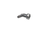 Radium Engineering 5/16in Sae Female To 45 Degree 3/8In Barb - 14-0886