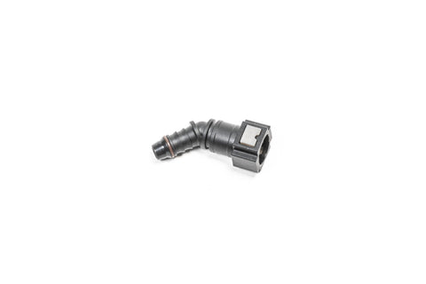 Radium Engineering 5/16in Sae Female To 45 Degree 3/8In Barb - 14-0886