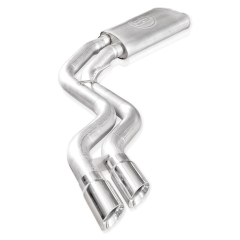 Stainless Works 2015-18 F-150 Exhaust X-Pipe Resonator Muffler Exits In Front Of Passenger Rear Tire - FT15CBFT