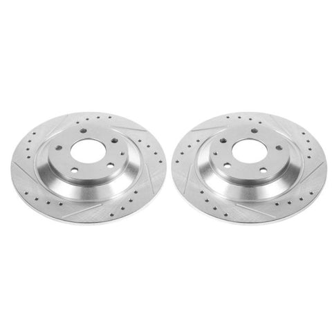 Power Stop 13-19 Mazda CX-5 Rear Evolution Drilled & Slotted Rotors - Pair - JBR1595XPR