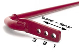 ALTA 02-12 Mini Cooper/S/JCW (Incl. 05-12 Convertible) & 09-12 Clubman Rear Swaybar 22mm - Red - AMP-SUS-310