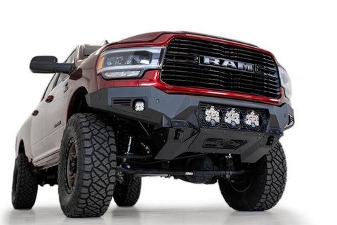 Addictive Desert Designs 19-21 Ram 2500/3500 Bomber HD Front Bumper (Baja Designs LP6 Mounts) - F560014100103