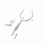MagnaFlow 11 Ford F-150 3.7L/5.0L/6.2L SS Catback Exhaust Dual Split Rear Exit w/ 3.5in SS Tips - 15460