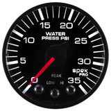 Autometer Spek-Pro 52.4mm 0-35 PSI Digital Stepper Motor Water Pressure Gauge - P343328