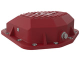 aFe 20-23 Jeep Gladiator JT (Dana M220) Pro Series Rear Differential Cover Red w/ Machined Fins - 46-71190R