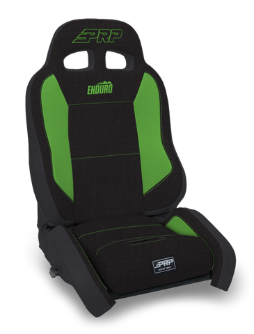 PRP EnduroCrawl Reclining Suspension Seat - Black/Green Tweed - Passenger - A9001045-50-W