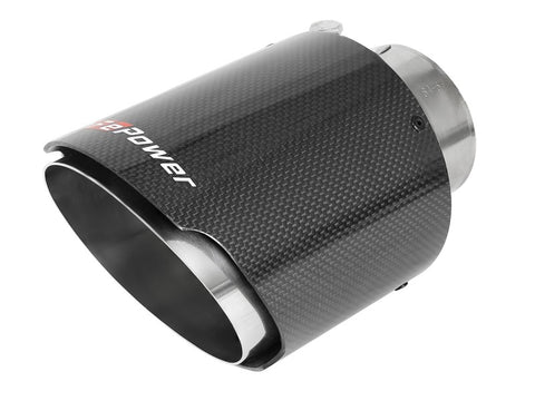 aFe Takeda 2-1/2in 304 SS Axle-Back Exhaust w/ Carbon Fiber Tips 14-18 Mazda 3 L4 2.0L/2.5L - 49-37014-C