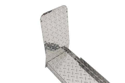 Dee Zee 99-13 Chevrolet Silverado Running Board Cab Section RegCab Brite-Tread Aluminum - DZ1051