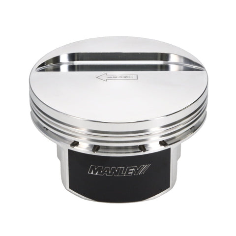 Manley Chevrolet LS Series 4.000in Stroke 4.125in Bore -5cc Flat Top Standard Pistons - Set of 8 - 592300C-8