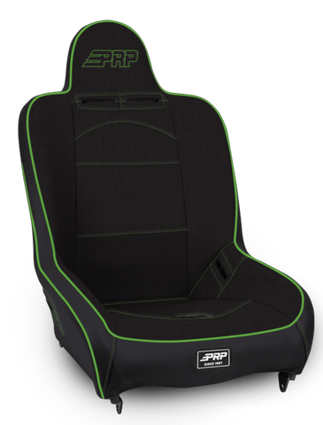 PRP Premier High Back Suspension Seat- Black/Green Tweed - A100110-50-W