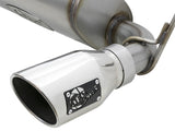 aFe Rebel Series 2.5in 409 SS Axle-Back Exhaust w/Polished Tips 07+ Jeep Wrangler (JK) V6 3.6L/3.8L - 49-48061-P