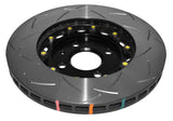DBA 2012 Lotus Exige Front Slotted 5000 Series 2 Piece Rotor Assembled w/ Black Hat - 52358BLKS