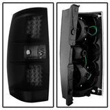 xTune Mc Yukon/Yukon Denali 07-14 LED Tail Lights Black Smoked ALT-JH-CSUB07-LED-G2-BSM - 9033926