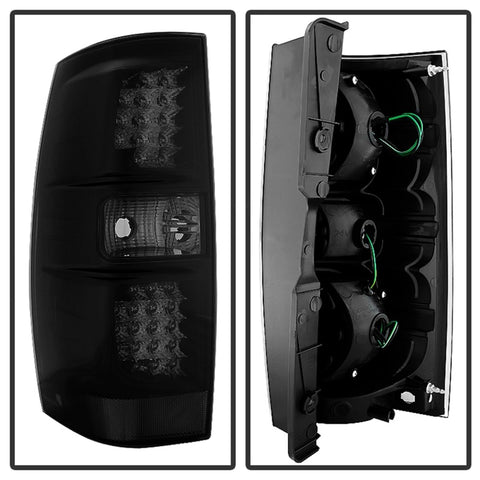 xTune Mc Yukon/Yukon Denali 07-14 LED Tail Lights Black Smoked ALT-JH-CSUB07-LED-G2-BSM - 9033926