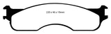 EBC 04 Dodge Ram SRT-10 8.3 Yellowstuff Front Brake Pads - DP41708R