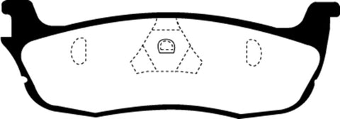 EBC 97-99 Ford Expedition 4.6 2WD Greenstuff Rear Brake Pads - DP61601
