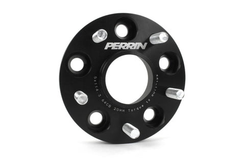 PERRIN 17-18 Honda Civic Si 64.1mm Hub 5x114.3 20mm Wheel Spacers (One Pair) - PHP-WHL-020BK